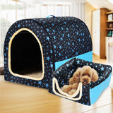 Comfortable Print Foldable Pet Bed