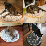 Double-sided Round Dog Bed Mat