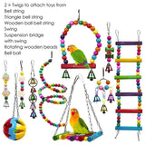 10pcs Bird Toys Chewable Parrot Bird