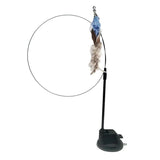 Interactive Cat Toy Feather with Bell